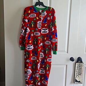 elf onsie zip up medium sleepwear does somebody need a hug